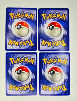 Pokemon Base Set Holo Lot "Ninetales, Magneton, Poliwrath; Machamp" (M.Played) - Image 3