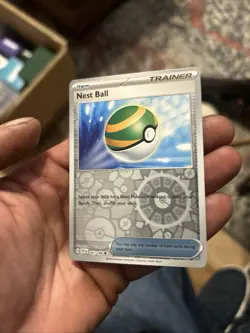 Nest Ball 084/091 Reverse Holo Paldean Fates Pokemon NM - Image 1