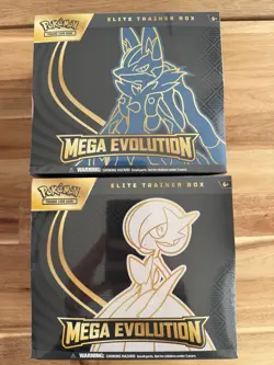 SEALED *BNIB* Pokemon TCG Mega Evolutions Lucario and Gardevoir COMBO ETB - Image 1