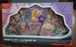 Pokemon TCG Mimikyu ex & Alcremie ex Premium Collection NEW - Image 1