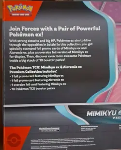 Pokemon TCG Mimikyu ex & Alcremie ex Premium Collection NEW - Image 5