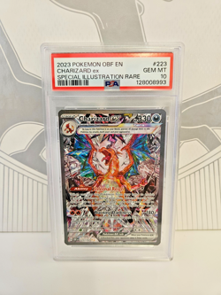PSA 10 Charizard ex 223/197 Obsidian Flames Holo Sv03 Pokemon 2023 GEM MINT - Image 1