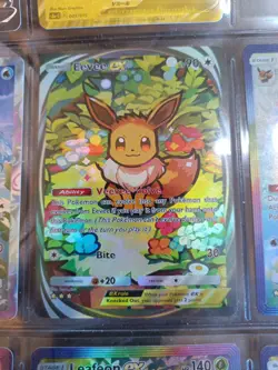 Pokemon Pocket TCG Custom Eeveelution Set 6 (Eevee + 5) 💧❄🔥🍃👁 All Foil!! - Image 3