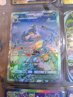Pokemon Pocket TCG Custom Eeveelution Set 6 (Eevee + 5) 💧❄🔥🍃👁 All Foil!! - Image 4
