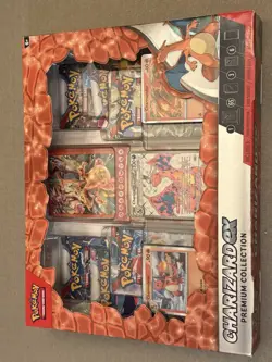 Pokemon TCG: Charizard ex Premium Collection Box - 6 Packs 820650873232 - Image 1