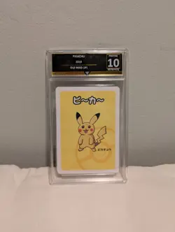 Pikachu 2019 Pokemon Old Maid (Japan) Get Graded 10 Pristine - Image 1
