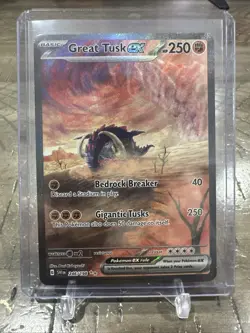 Pokemon TCG Great Tusk ex 246/198 SV01 Scarlet/Violet Special Illustration Rare - Image 1