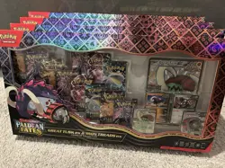 Pokemon TCG Paldean Fates Great Tusk Premium Collection Factory Sealed Box - Image 1