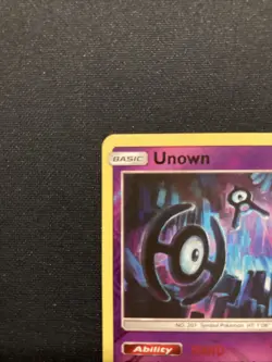 Pokemon TCG Unown Sun & Moon - Lost Thunder 91/214 Reverse Holo Rare NM - Image 3