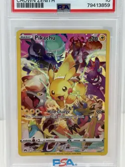 2023 Pokemon SWSH Crown Zenith Pikachu #160/159 PSA 10 - Image 2