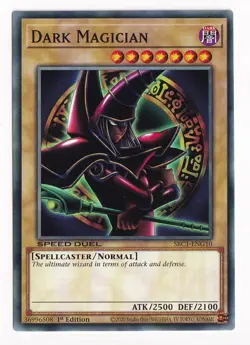 Yugioh! Dark Magician (G) - SBC1-ENG10 - Common - 1st Edition Near Mint, English - Image 1