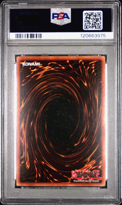 2002 YUGIOH FLAME SWORDSMAN #LOB-003 LEG. BLUE EYES WHT. DRAGON SUPER - PSA 9 ?? - Image 2