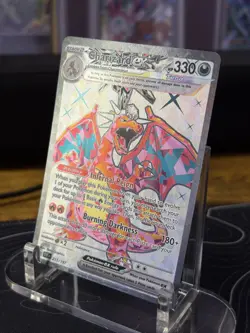Pokemon TCG Charizard EX Obsidian Flames Ultra Rare Full Art Holo Card 215/197 - Image 2