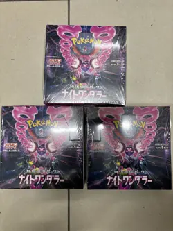 Pokemon Card Night Wanderer Booster Box Set of 3 sv6a Japanese Factory Sealed - Image 1
