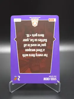Steel Crew 2025 Bo Jackson Battle Arena Alpha Update Play Card #PL-58 - Image 3