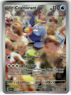 Cramorant 176/167 SV06: Twilight Masquerade NM Pokemon Card TCG - Image 1