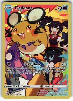 Dedenne TG07/TG30 SWSH09: Brilliant Stars Trainer Gallery NM Pokemon Card TCG - Image 1