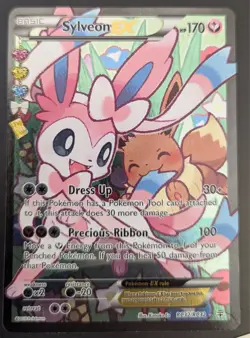 LP! Pokemon Card TCG: XY Generations Radiant Collection Sylveon EX RC32/RC32 - Image 1
