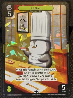 Vibes TCG Lil Chef * ARCTIC FOIL * - Legend of the Lils Card 56/150 - Image 1