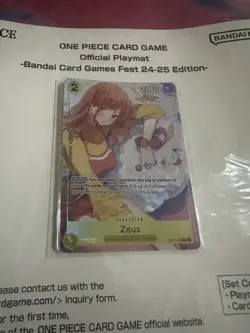 One Piece TCG Playmat Bandai Card Games Fest 24-25 Edition W/ Nami & Zeus Promo - Image 3