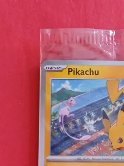 Pikachu Pokemon Scarlet & Violet Black Star SVP 190 Factory Sealed Promo Card - Image 2