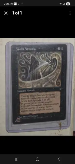 MTG Italian Nether Void NM Normal Legends - Image 1