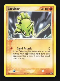 Larvitar 11/17 POP Series 1 English Pokemon Card TCG - Image 1
