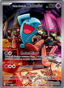 Team Rocket's Wobbuffet Promo SV: Scarlet & Violet Promo Cards 203 NM - Image 1