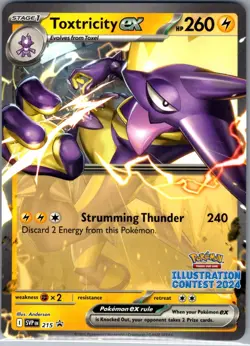 Toxtricity ex - (Illustration Contest 2024) SVP 215 - Pokemon Card - NM - Image 1
