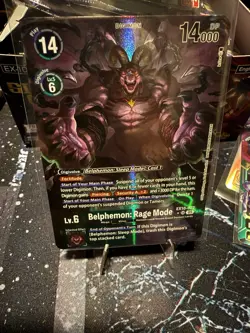 Digimon Card Game Belphemon: Rage Mode EX10-022 SR Alternate Art NM - Image 1