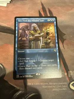 You Find The Villains Lair 399 Promo Pack Mtg Magic The Gathering Regular AFR NM - Image 1