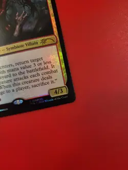 *Foil* Carnage, Crimson Chaos Play Promo. LP or better. MtG. Magic. Spider-Man. - Image 4