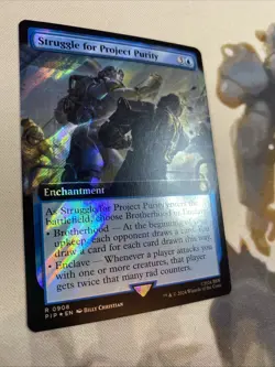 Struggle for Project Purity (SURGE FOIL EXTENDED) RARE Fallout PIP NM - Image 4