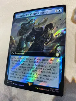Struggle for Project Purity (SURGE FOIL EXTENDED) RARE Fallout PIP NM - Image 5
