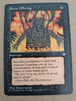 Burnt Offering ~ Ice Age [ Excellent ] [ Magic MTG ] - Image 1