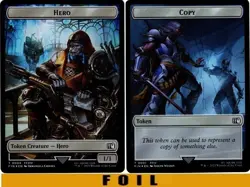 1x MTG - HERO \ COPY TOKEN #04/01 - FOIL - Final Fantasy - Image 1