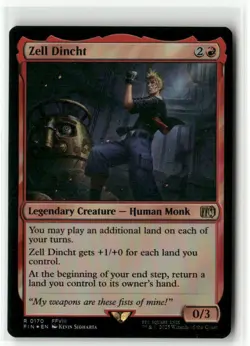 Zell Dincht FOIL - FINAL FANTASY MTG NM - Image 1