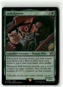 Sazh Katzroy FOIL - FINAL FANTASY MTG NM - Image 1