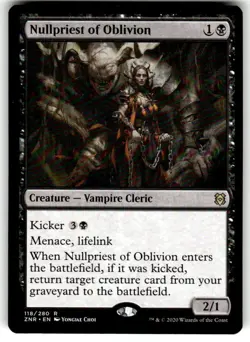 Nullpriest of Oblivion Zendikar Rising Regular MTG - Image 1