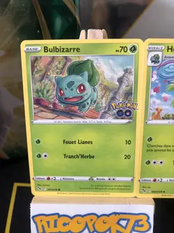 Carte Pokemon Bulbi 001/078 Herbi 002/078 Florizarre 003/078 Pokemon GO Neuf FR - Image 2