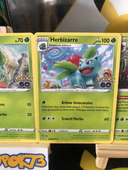 Carte Pokemon Bulbi 001/078 Herbi 002/078 Florizarre 003/078 Pokemon GO Neuf FR - Image 3