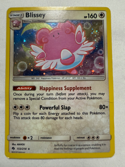 Blissey 153/214 - 2018 Pokemon TCG Lost Thunder 2018 COSMOS HOLO RARE - Image 1
