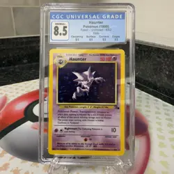 Pokemon TCG 1999 Holo Haunter Fossil Unlimited 6/62 CGC 8.5 NM/Mint+ - Image 1