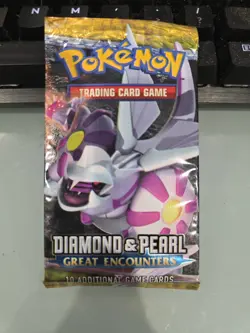 Pokemon Diamond & Pearl Great Encounters Booster Pack Factory Sealed Palkia Art - Image 1