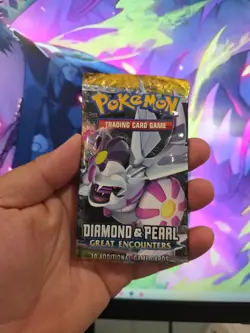 Pokemon Diamond & Pearl Great Encounters Booster Pack Factory Sealed Palkia Art - Image 3