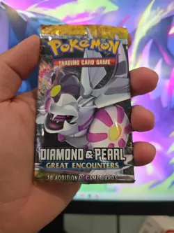 Pokemon Diamond & Pearl Great Encounters Booster Pack Factory Sealed Palkia Art - Image 5