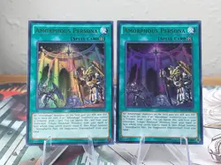 2x YUGIOH AMORPHOUS PERSONA ULTRA RARE SHVI-EN062 LP - Image 1