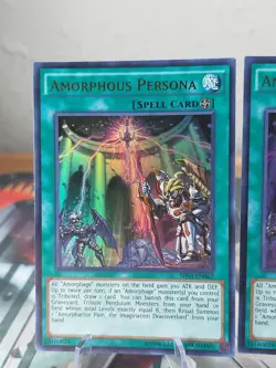2x YUGIOH AMORPHOUS PERSONA ULTRA RARE SHVI-EN062 LP - Image 2