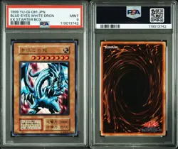PSA 9 1999 Blue-Eyes White Dragon EX Starter Box Ultra Rare Yu-Gi-Oh Japanese - Image 5