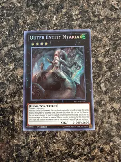 Yugioh Outer Entity Nyarla - SHVA-EN017 - 1st Ed. Secret Rare - NM - Image 1